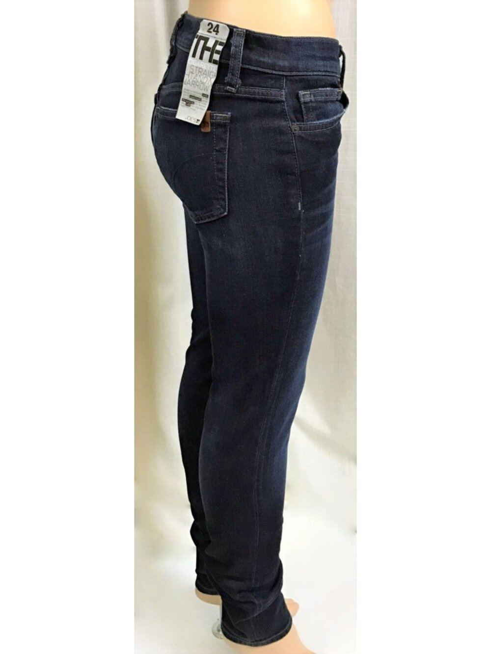 Joe’s Jeans The Cigarette Malia Low Rise Slim Straight Jeans Dark Wash 24 NWT - Picture 2 of 14